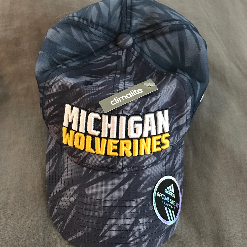 Michigan Wolverines Adidas Official Sideline Hat
